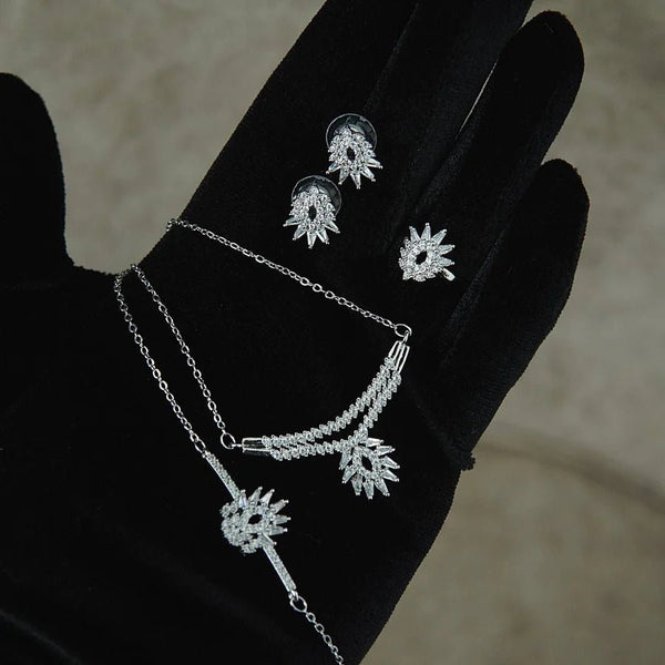 Elegant Mirage Necklace Set – Sparkle, Shine & Make Memories